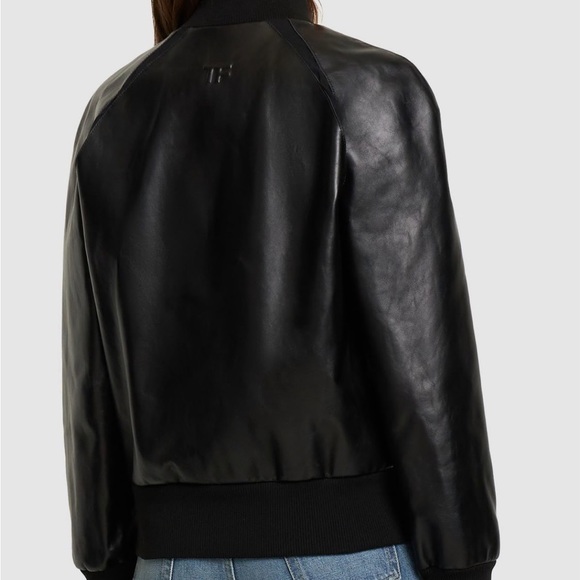 Tom Ford Matte Calf Leather Bomber Jacket - 34 / XS - NWT - Picture 4 of 8